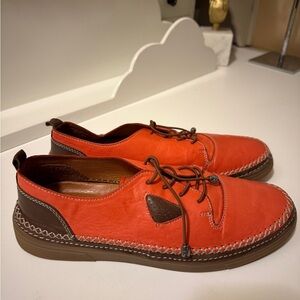 Spring step soft leather comfy shoes